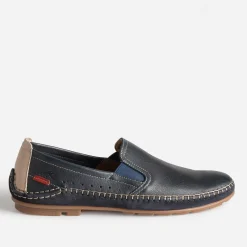 Slip-on FLUCHOS bleu marine cuir