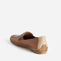 Slip-on FLUCHOS cognac cuir