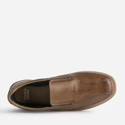 Slip-on FRANCE ARNO marron en cuir