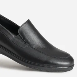 Slip-on FRANCE ARNO noir en cuir