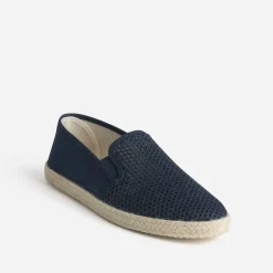 Slip-on marine ajouré en toile et mesh