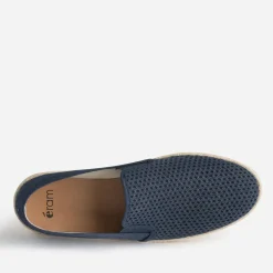 Slip-on marine ajouré en toile et mesh