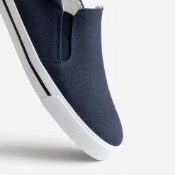 Slip-on marine en toile