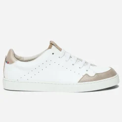 Tennis 1927 blanche femme en cuir éco-conçu