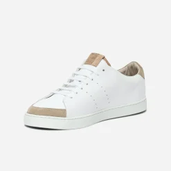 Tennis 1927 blanche homme en cuir éco-conçu (43 à 45)