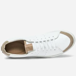 Tennis 1927 blanche homme en cuir éco-conçu (43 à 45)