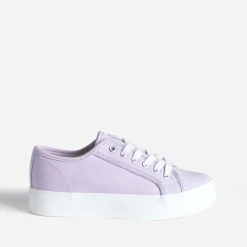 Tennis à plateforme TEXTO parme en toile