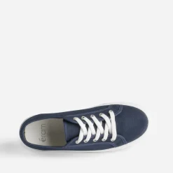 Tennis bleu marine en toile