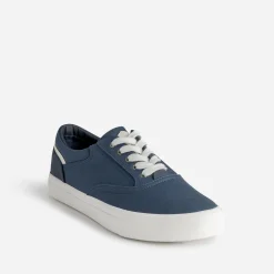 Tennis bleu marine en toile