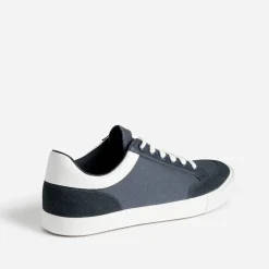 Tennis bleu marine en toile