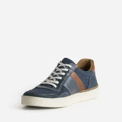 Tennis bleu marine multi matières