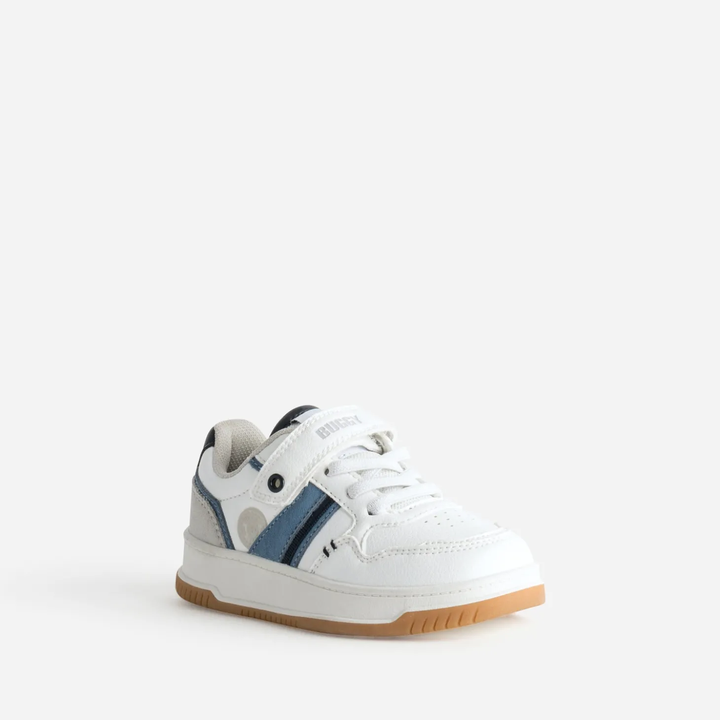 Tennis BUGGY blanche, bleue, grise