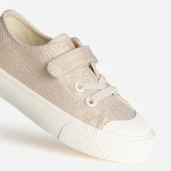 Tennis BUGGY dorée toile lacet élastiqué