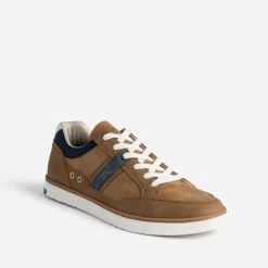 Tennis camel et bleu marine