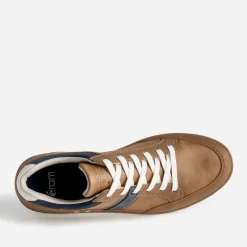 Tennis camel et bleu marine