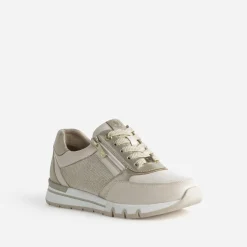 Tennis CAPRICE beige et dorée