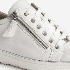 Tennis CAPRICE blanche en cuir