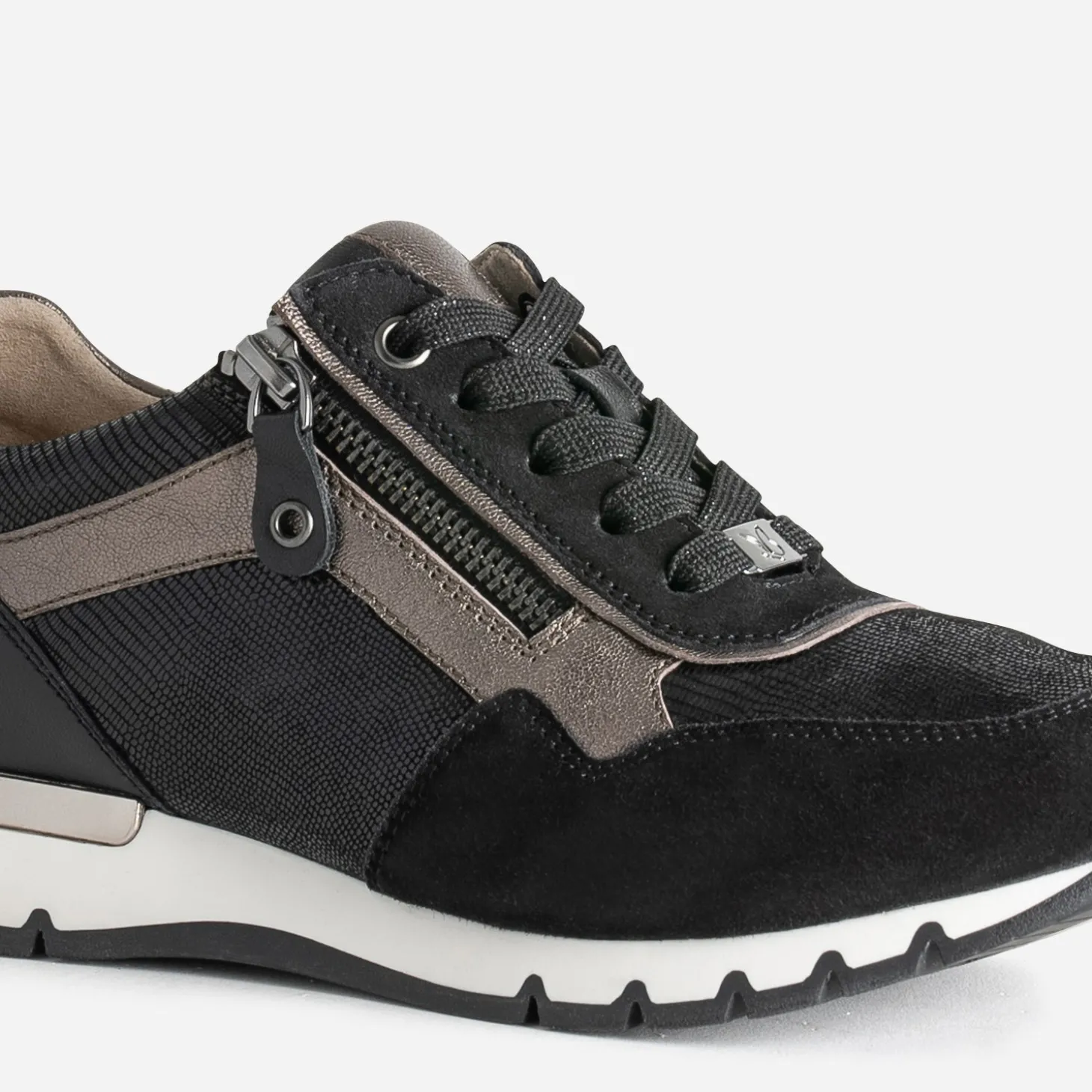 Tennis CAPRICE noire et bronze