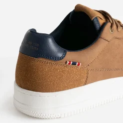 Tennis cognac suédé