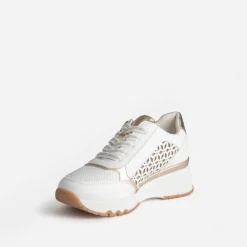 Tennis compensée MARCO TOZZI écrue et dorée