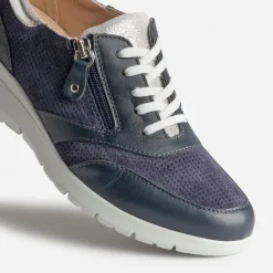 Tennis FRANCE ARNO marine cuir