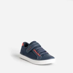 Tennis GEOX marine détails rouges