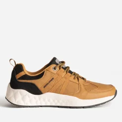 Tennis JACK&JONES camel bi-matière