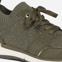 Tennis kaki tricotée