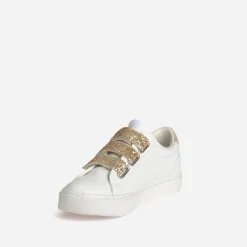 Tennis KAPORAL blanche scratchs dorés