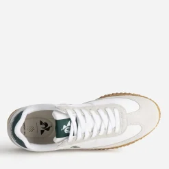 Tennis LE COQ SPORTIF beige et verte