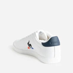 Tennis LE COQ SPORTIF blanche cuir logo tricolore