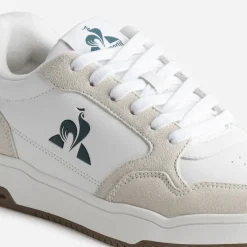 Tennis LE COQ SPORTIF blanche, beige et verte