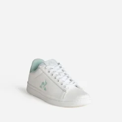 Tennis LE COQ SPORTIF blanche et verte cuir