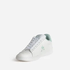 Tennis LE COQ SPORTIF blanche et verte cuir