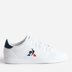 Tennis LE COQ SPORTIF blanche logo tricolore brodé