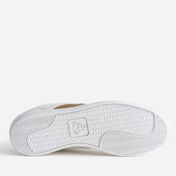 Tennis LE COQ SPORTIF en cuir blanc et camel