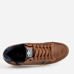 Tennis LEE COOPER cognac et marine
