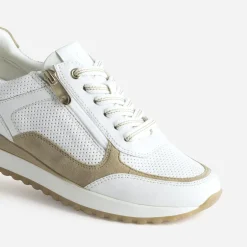 Tennis MARCO TOZZI blanche perforée