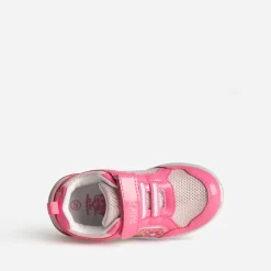 Tennis PAT PATROUILLE rose verni semelle lumineuse