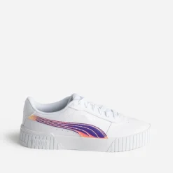 Tennis PUMA blanche et iridescente à plateforme