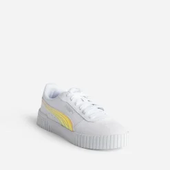 Tennis PUMA blanche et iridescente à plateforme