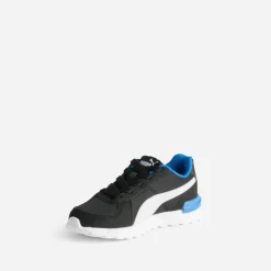 Tennis PUMA noire, blanche, bleue mix matières