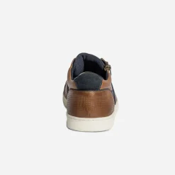 Tennis REDSKINS cognac en cuir