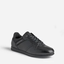 Tennis REDSKINS noire en cuir
