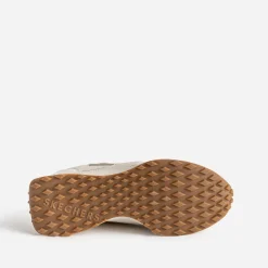 Tennis SKECHERS beige bi-matière