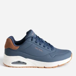 Tennis SKECHERS bleu marine bi-matière