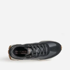 Tennis SKECHERS noire bi-matière