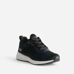 Tennis SKECHERS noire mesh pailleté