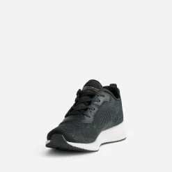 Tennis SKECHERS noire mesh pailleté