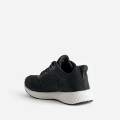 Tennis SKECHERS noire mesh pailleté